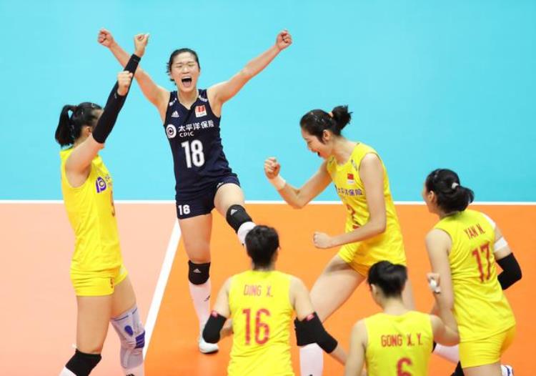 排球女排世界杯五冠征程图,2019女排世界杯对韩国完整版