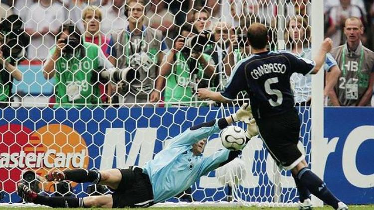 2006年世界杯德国VS阿根廷神秘小纸条助莱曼神奇扑点淘汰阿根廷