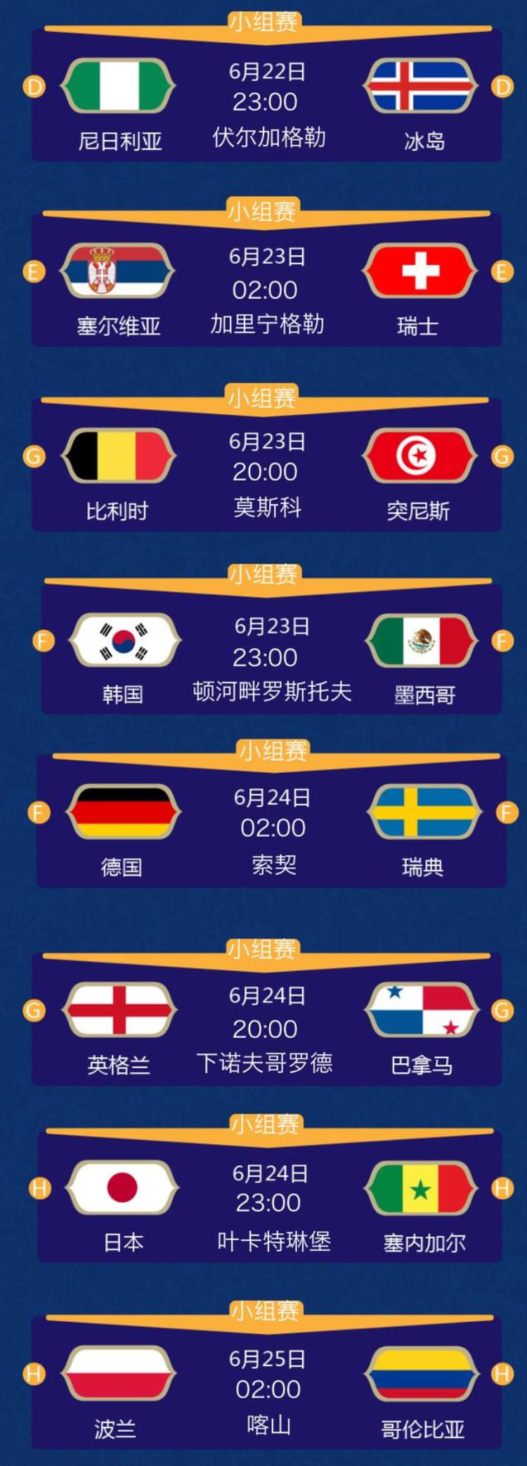 世界杯赛程表赛程网,2022世界杯赛程表