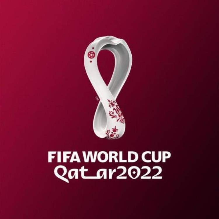 2022年卡塔尔世界杯会徽发布简单白色圆环学问大