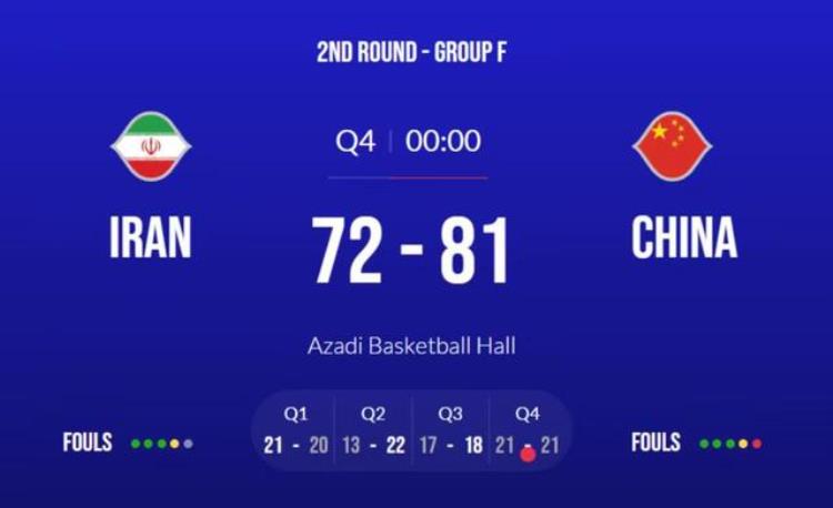 中国男篮战胜伊朗距离世界杯更近了