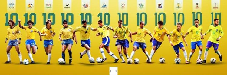 世界杯倒计时10天goal盘点巴西队历届10号内马尔卡卡小罗在列