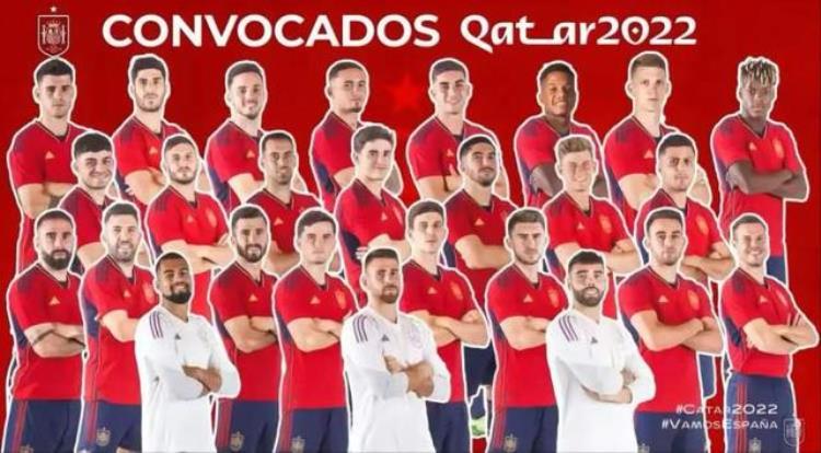 西班牙世界杯球员名单「西班牙队公布26人世界杯名单拉莫斯德赫亚遭弃用00后达7人」