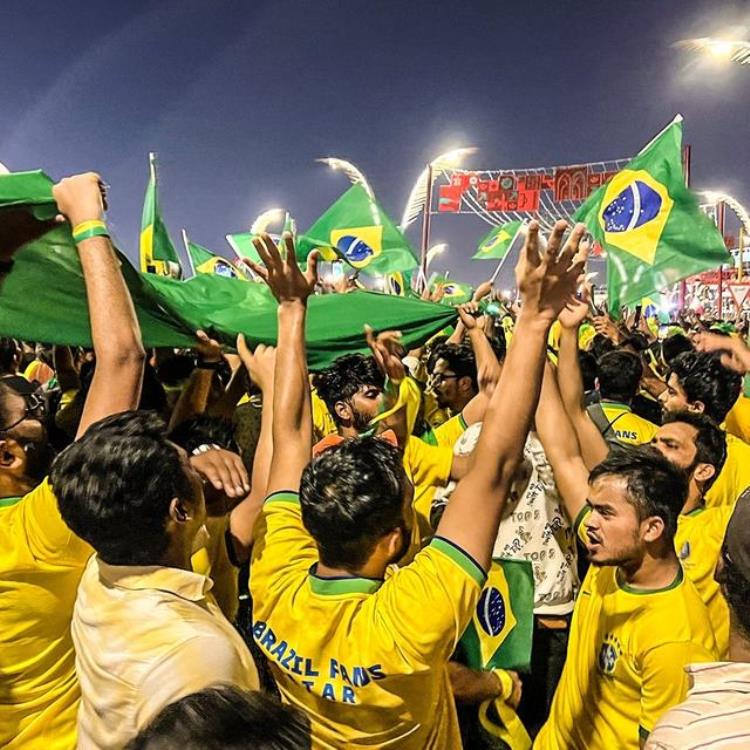 卡塔尔世界杯巴西夺冠「巴西球迷占领卡塔尔球王贝利已经放话拿下世界杯第6冠」