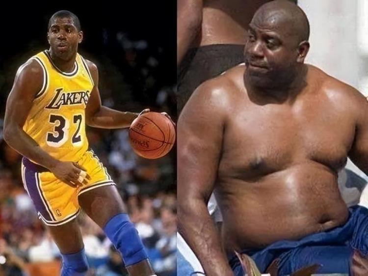 NBA球星退役就发福姚明胖成女兆日月少年麦迪变肚腩大叔