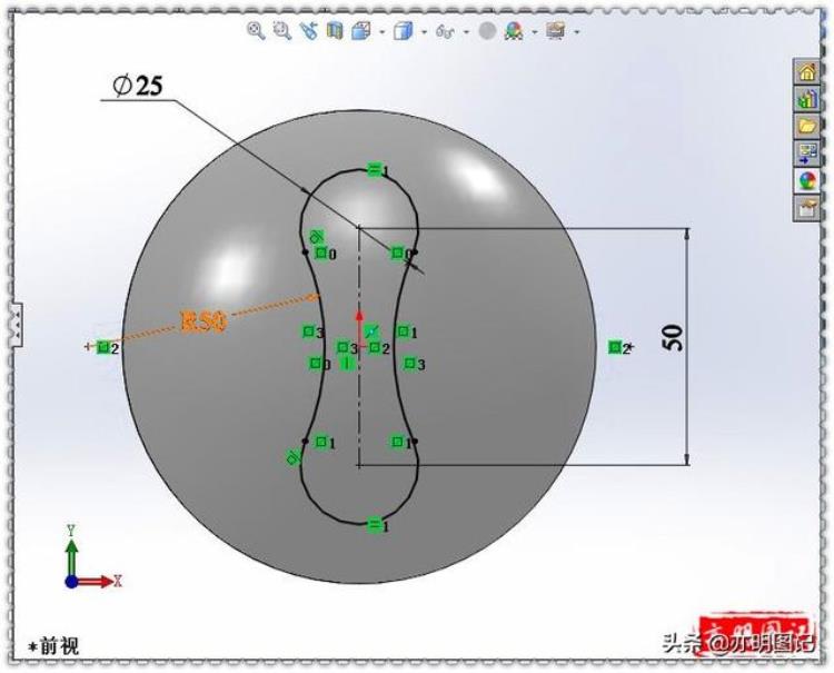 亦明图记SolidWorks绘制世界杯足球将单实体零件分割成多实体