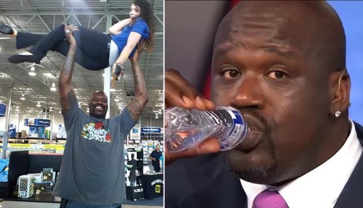 NBA巨人如何喝水姚明把矿泉水喝成口服液杜兰特隔着毛巾喝