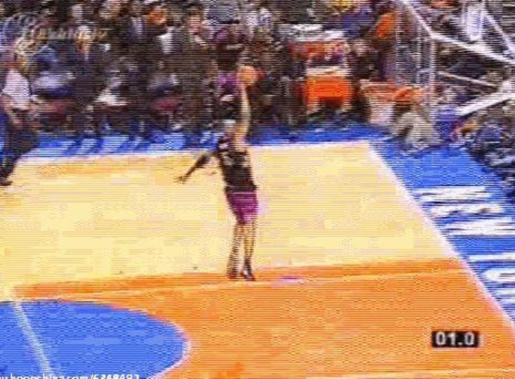 nba实战罚球线扣篮最远的是谁,nba最远扣篮詹姆斯