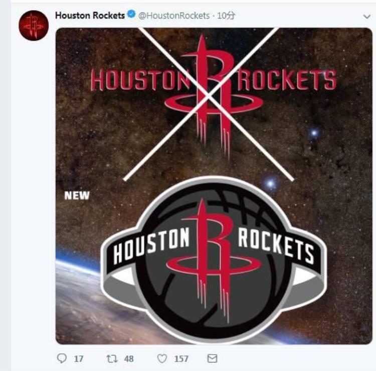 NBA火箭队logo「NBA火箭队公布新LOGO一起看看球队LOGO演变史」