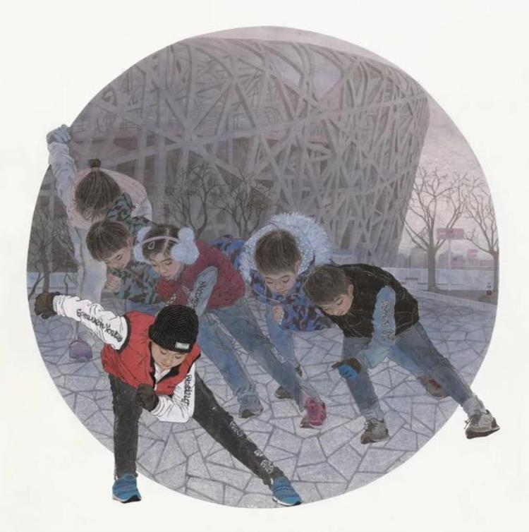 西安2020画展「一起向未来西安画家笔下的北京冬奥云端美展」