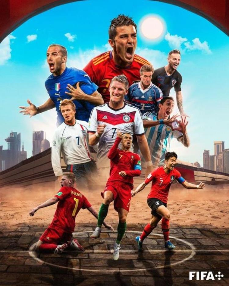 国际足联发布闪耀世界杯的7号选手们