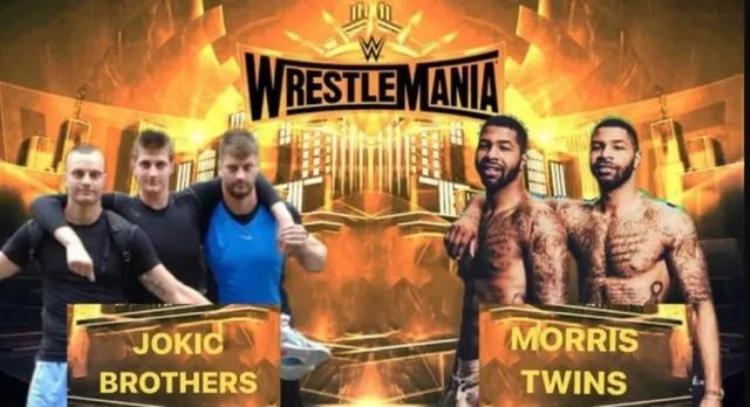 nba打wwe「逗妹吐槽看NBA还附赠WWE有二番战不」