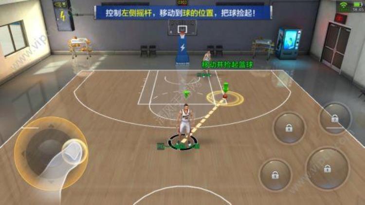 最强nba手游怎么灌篮「最强NBA手游新手基本操作训练攻略大全传球/盖帽/上篮」