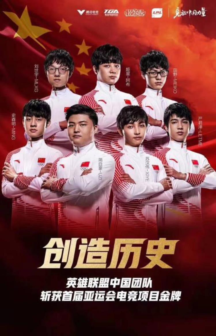 CHINANO1中国队获得亚运会英雄联盟冠军