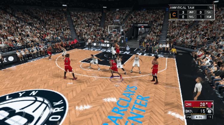 NBA2K17站位抢位挡差走位操作技巧动态教程