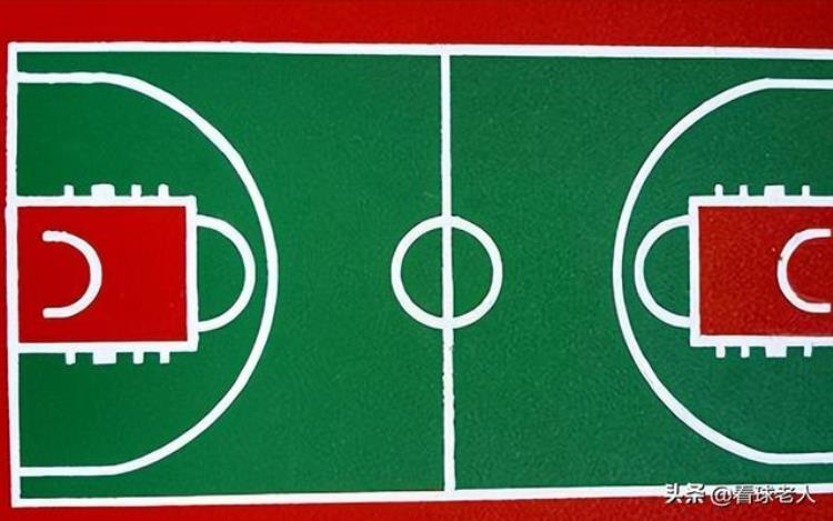 常识篇篮球场的标准尺寸NBA三分线并不是圆的