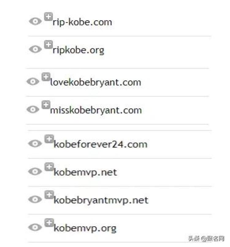kobechina科比中文网「外国网友用域名纪念科比盘点那些与kobe相关的网站」