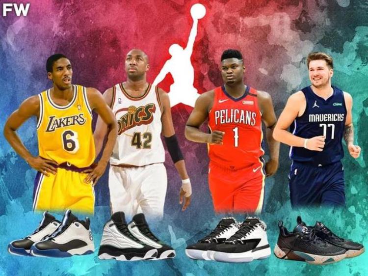 美媒列出了NBA历史上获得乔丹品牌的签名鞋的球员