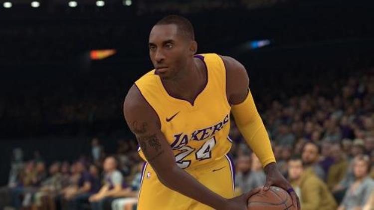 nba2k科比模型「NBA2K游戏中科比历代造型对比后期堪比真人」