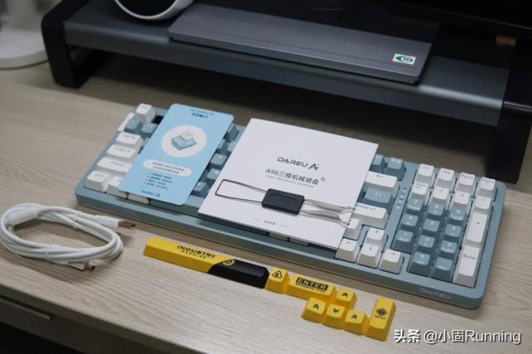初体验达尔优A98天空轴V3目前我用过最静音的机械键盘