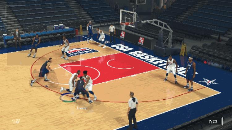 NBA2K17站位抢位挡差走位操作技巧动态教程