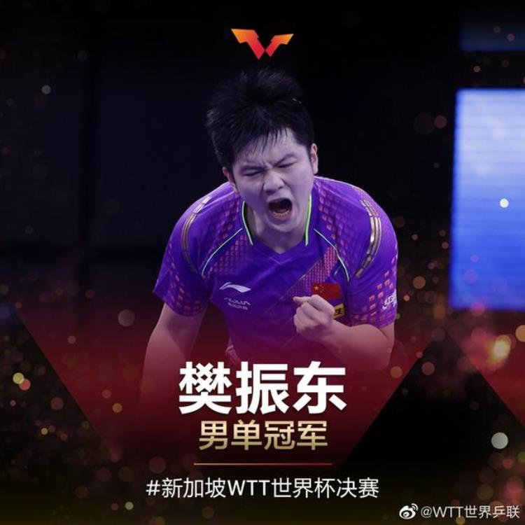 樊振东孙颖莎加冕乒乓球世界杯单打冠军国乒这一年收获满满