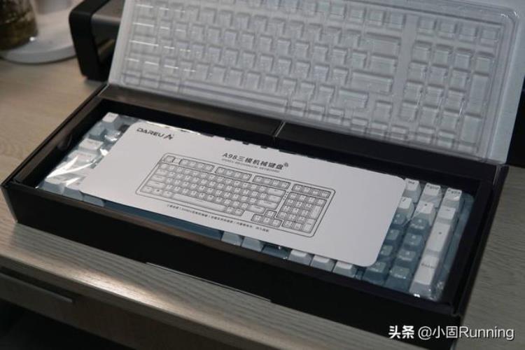 初体验达尔优A98天空轴V3目前我用过最静音的机械键盘