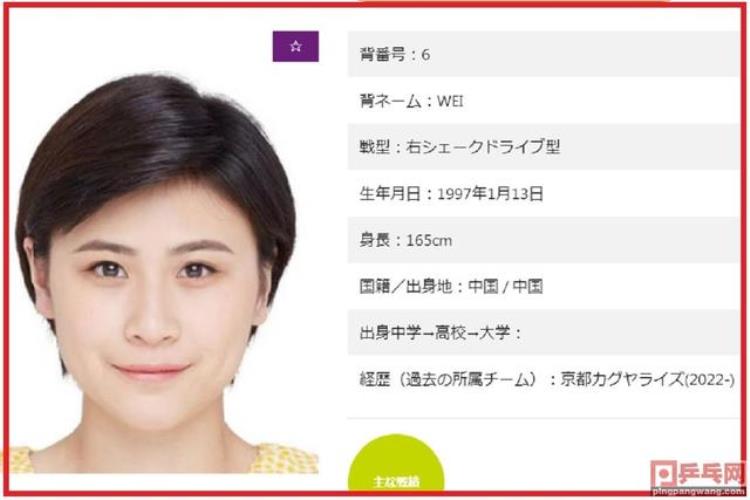 盘点日本t联赛中5位中国乒乓球运动员魏闻声新队伍中新面孔