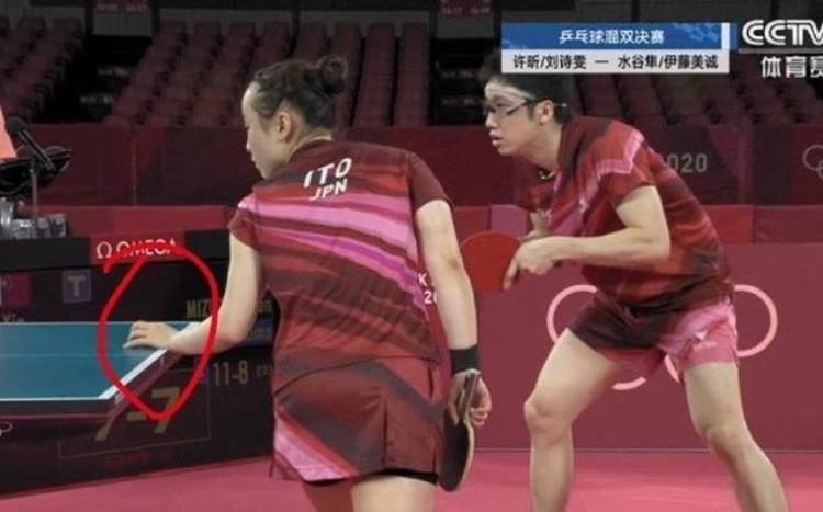 中国乒乓球失利日本选手公然违规裁判视若无睹