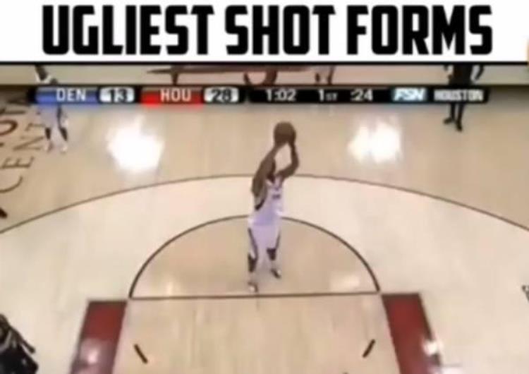 投篮姿势最奇怪的nba球员「NBA史上投篮姿势10大怪异球员阿伦和马里昂榜上有名」