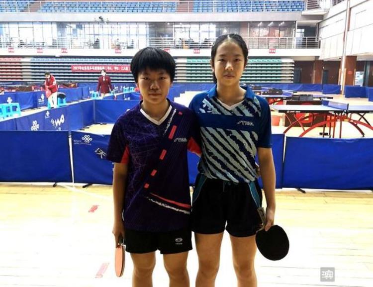 滨州首次两名乒乓小将夺得省锦标赛金牌