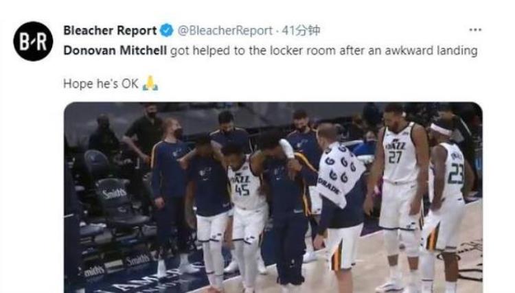 米切尔健身房挥汗如雨健身球训练力证脚踝痊愈美媒挺他冲MVP