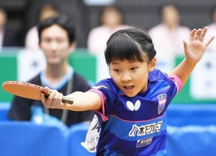 比张本智和更凶的是他妹妹川籍日本乒乓球神童闪耀U13