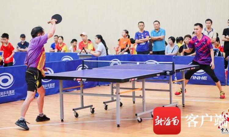 2022年海南省业余乒乓球公开赛乐东收拍决出各组别冠军