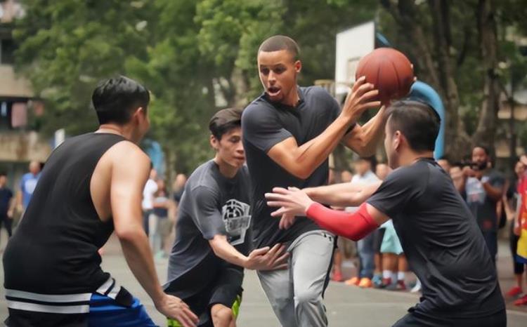 nba球员与普通人合照「有图有真相普通人能不能进NBA看完这6张照片你自然有答案」