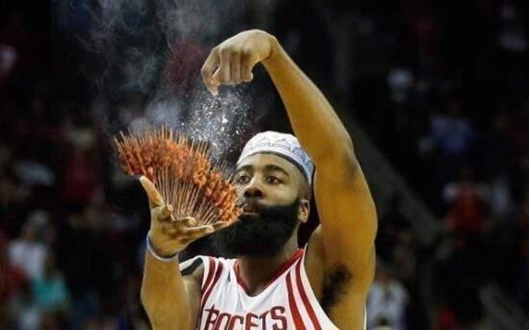 哈登庆祝动作撒盐「10图看NBA经典庆祝动作登哥撒盐被网友恶搞艾弗森听球迷欢呼」