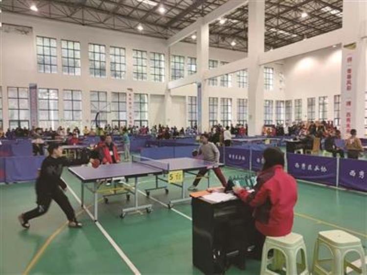 2021年西秀区首届中小学生乒乓球赛开赛