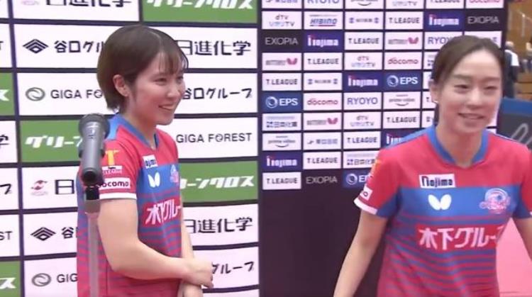 石川佳纯对平野美宇「石川佳纯和平野美宇的关系非常好两个日本乒乓美女笑得很开心」