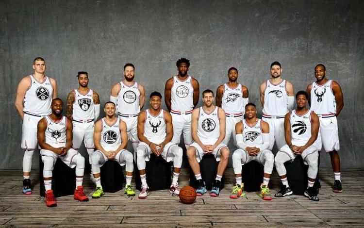 历届NBA全明星合影「最全NBA历届全明星合影心血整理致敬青春回忆满满」