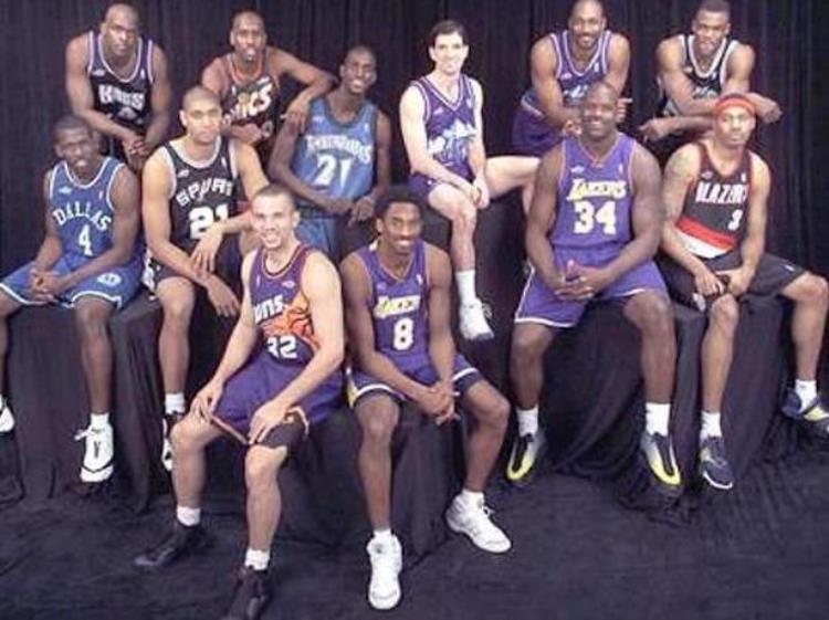 历届NBA全明星合影「最全NBA历届全明星合影心血整理致敬青春回忆满满」