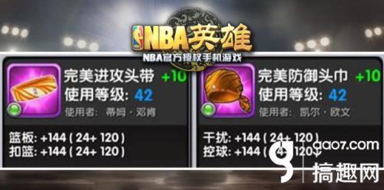 NBA英雄装备详解