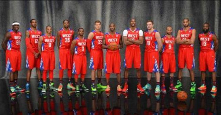 历届NBA全明星合影「最全NBA历届全明星合影心血整理致敬青春回忆满满」