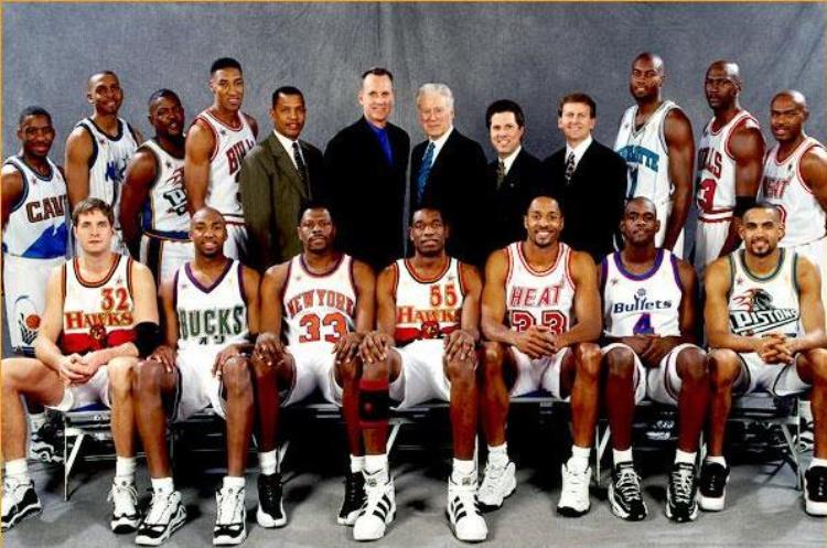 历届NBA全明星合影「最全NBA历届全明星合影心血整理致敬青春回忆满满」