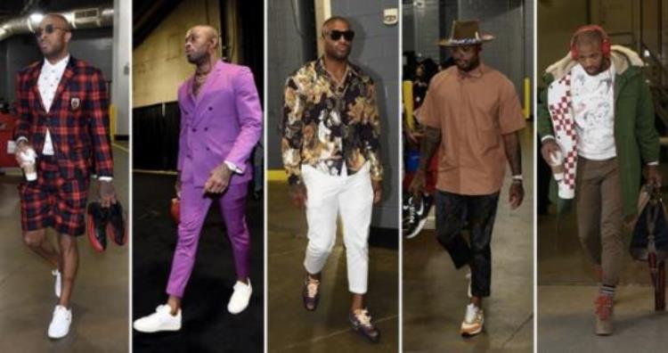 NBA穿搭分5个等级阿杜乡土气息C级潮男詹姆斯S级那SSS级