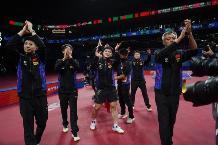中国队实现世乒赛男团十连冠老中青组合为巴黎奥运会练兵