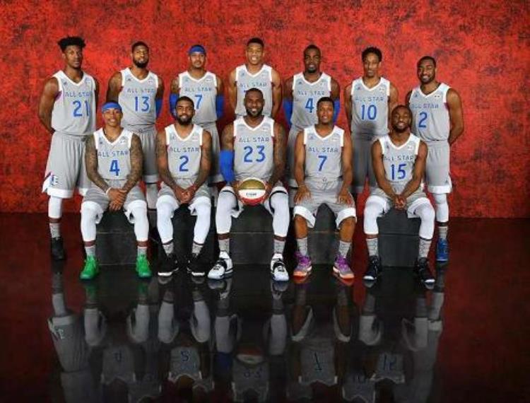 历届NBA全明星合影「最全NBA历届全明星合影心血整理致敬青春回忆满满」