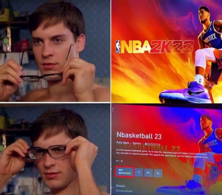 平台是真的游戏是假的玩家花99美元买到像素风NBA2K23