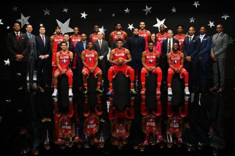 历届NBA全明星合影「最全NBA历届全明星合影心血整理致敬青春回忆满满」