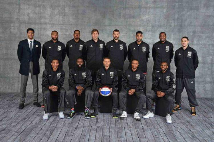 历届NBA全明星合影「最全NBA历届全明星合影心血整理致敬青春回忆满满」