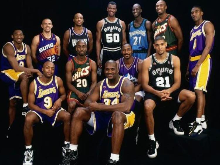 历届NBA全明星合影「最全NBA历届全明星合影心血整理致敬青春回忆满满」